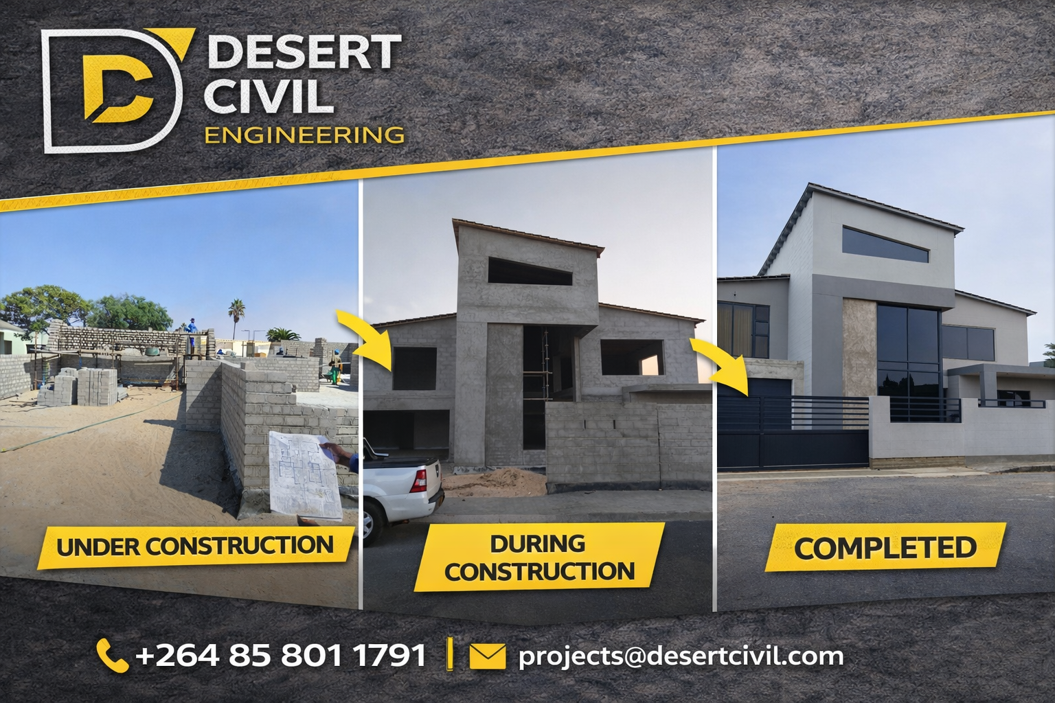 CENORED Tsumeb project visual for Desert Civils.